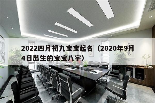 2022四月初九宝宝起名（2020年9月4日出生的宝宝八字）