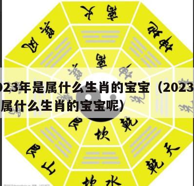 2023年是属什么生肖的宝宝（2023年是属什么生肖的宝宝呢）