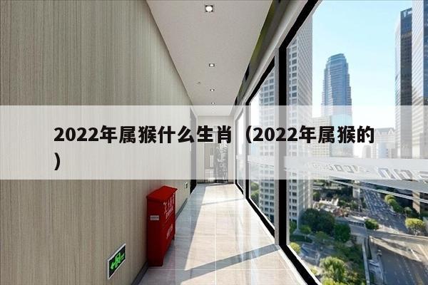 2022年属猴什么生肖（2022年属猴的）